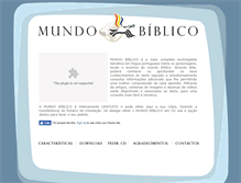 Tablet Screenshot of omundobiblico.net